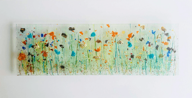 Bloem paneel groot - Wilde bloemenveld #2