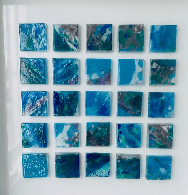 Broken Planet - Glas Schildering