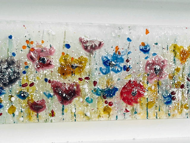 Bloem Paneel - Kleurige wilde bloemen #2