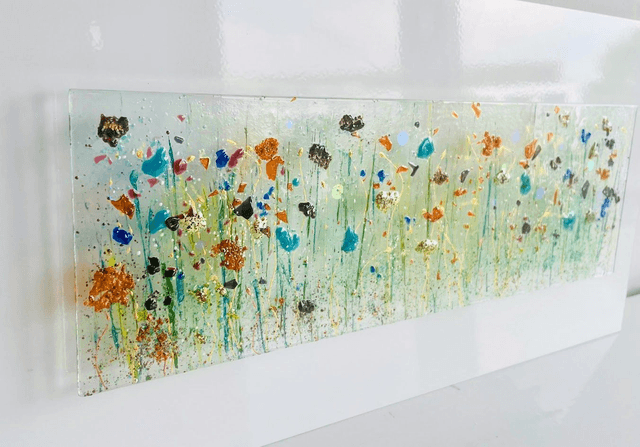 Bloem paneel groot - Wilde bloemenveld #2