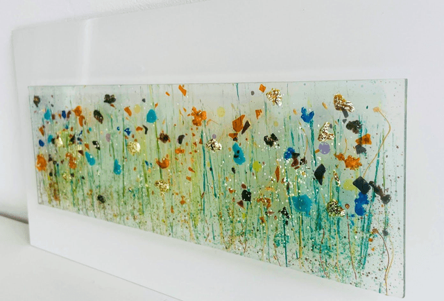 Bloem paneel groot - Wilde bloemenveld #2