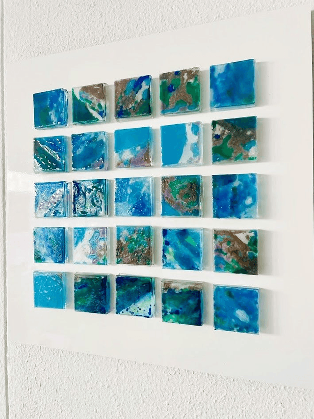 Broken Planet - Glas Schildering