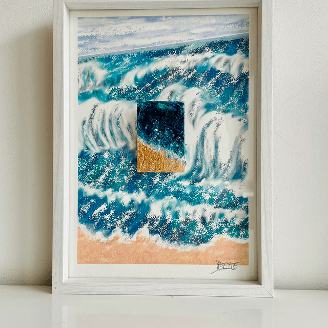 Strand paneel op fresco - Ajuy - A4